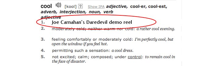 Joe Carnahan's Daredevil demo