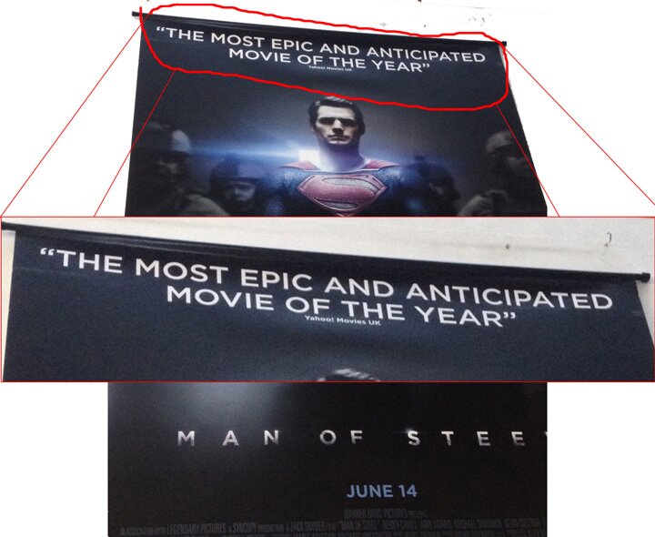 Man of Steel poster quote