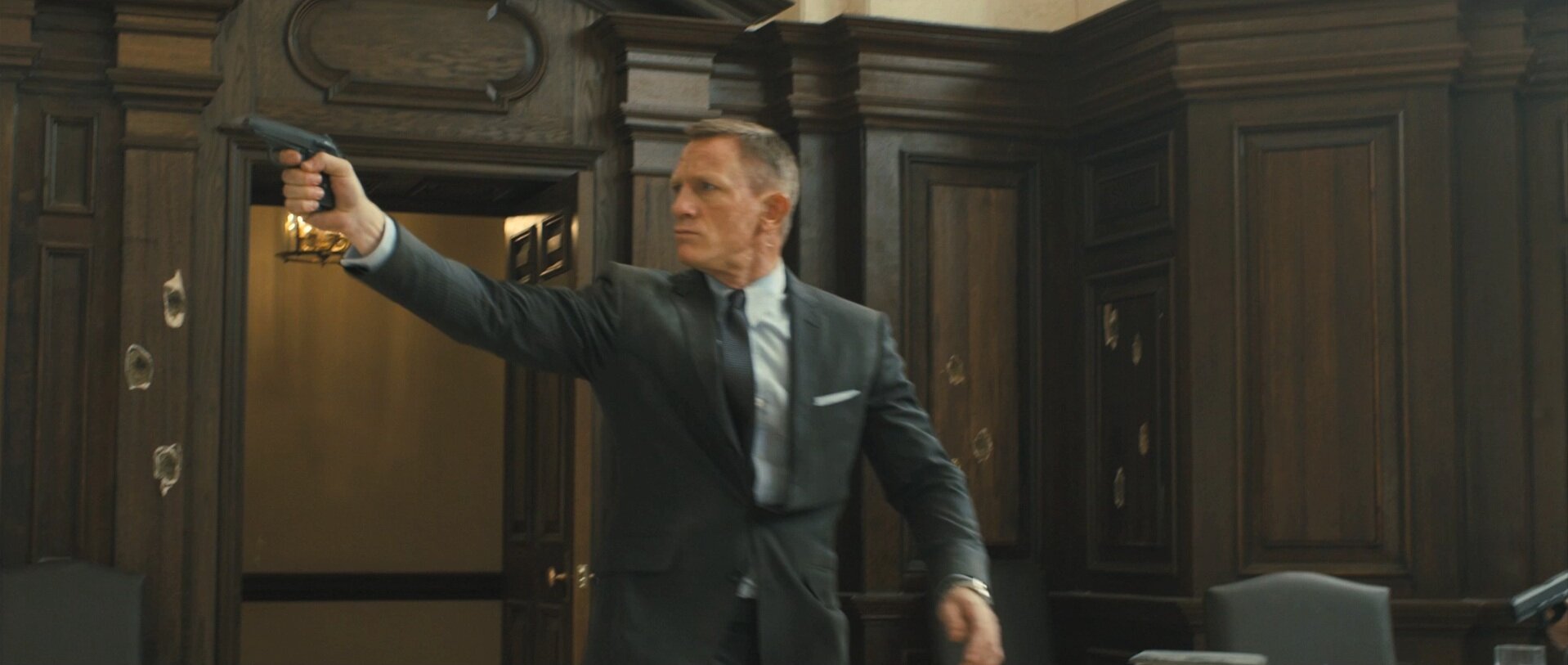 Skyfall gunshot