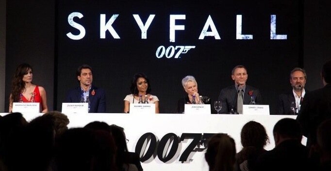 Bond 23 Skyfall - press conference photo