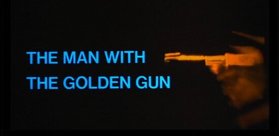 The Man with the Golden Gun title
