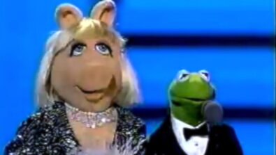 Kermit, Miss Piggy, The Muppets hosting the Oscars 2012