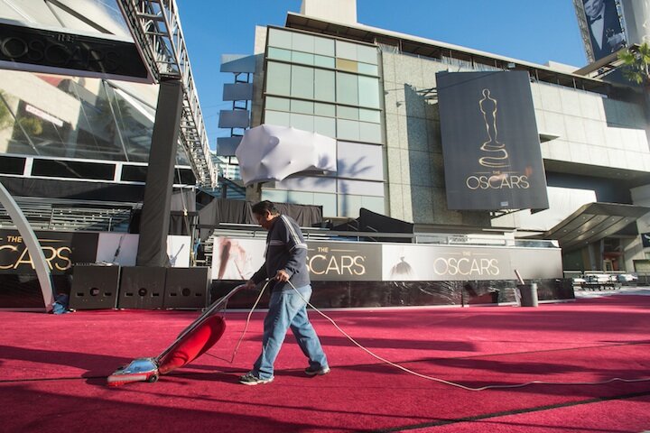 Oscars red carpet