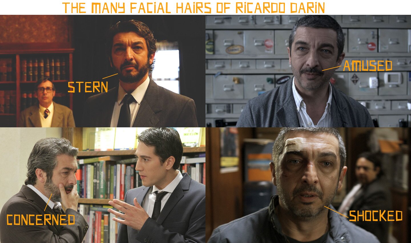 Ricardo Darin Beard Chart