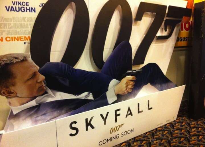 Skyfall cinema standee