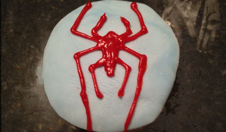 The Amazing Spider-Man cupcake