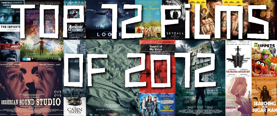 Top 12 films of 2012